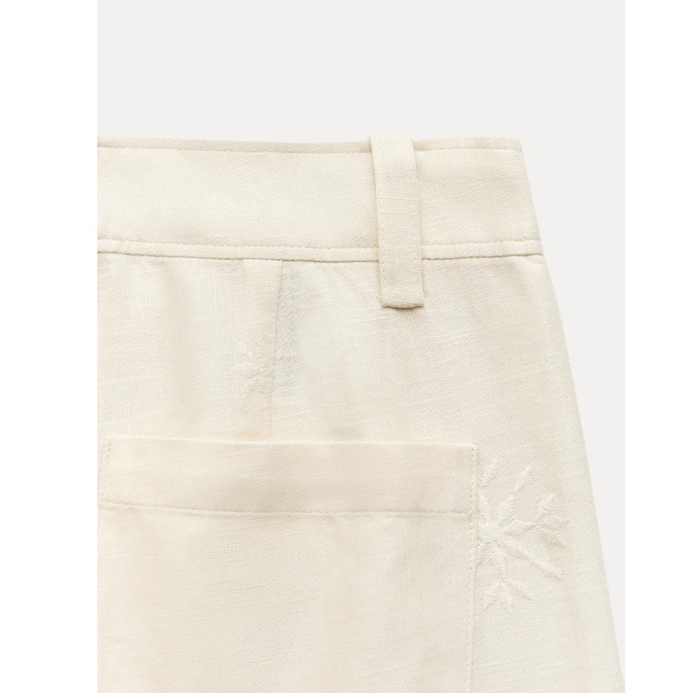 ❗️SOLD❗️ZARA EMBROIDERED PANTS ZW COLLECTION - Picture 11 of 14